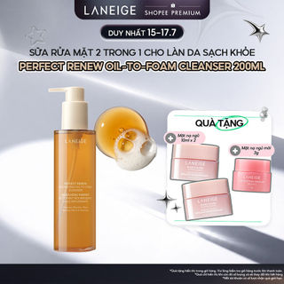 Sữa Rửa Mặt Sạch Sâu Perfect Renew Nourishing Oil To Foam Cleanser 200ml