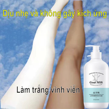 (24h)Sữa tắm sữa dê tắm trắng body sữa tắm trắng da 500ml Dưỡng ẩm Làm trắng da Giữ hương thơm lâu Làm trắng hiệu quả