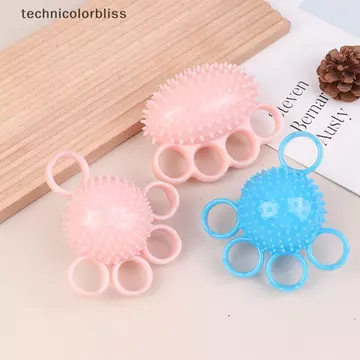 AOCHELOR Ngón Tay Cầm Bóng Massage Phục Hồi Chức Năng Huấn Luyện Người Cao Tuổi Bóng Tập Thể Dục Ngón Tay Sức Mạnh Vòng Tròn Cầm Thiết Bị Mềm Ngón Tay Bóng AOC