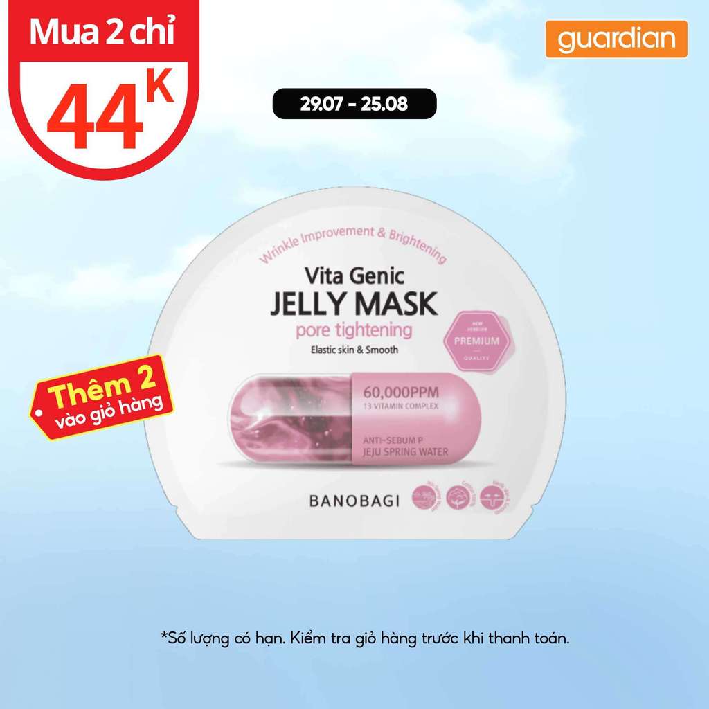 Mặt Nạ Cấp Ẩm Banobagi Vita Genic Jelly Mask 30Gr | Guardian Việt Nam
