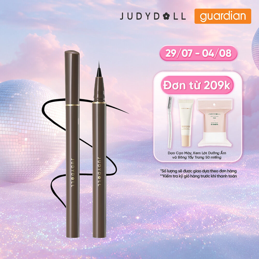 Chì Kẻ Mắt Judydoll Lỏng Gọn Gàng Siêu Mảnh Thon Gọn Chống Nước Khô Nhanh Lâu Trôi Không Lem
