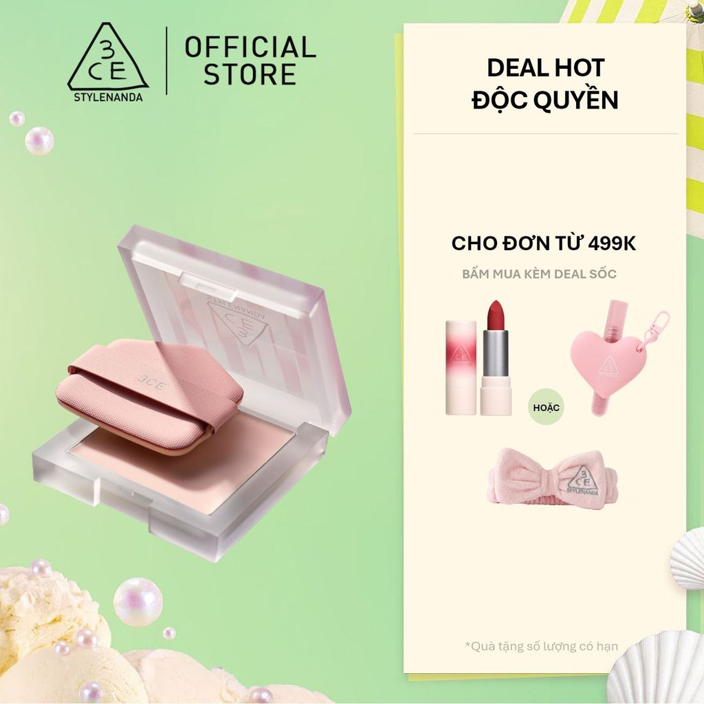 Phấn Sáp Kiềm Dầu 3CE Blur Veil Powder