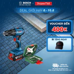 Máy khoan vặn vít pin GSB 185-LI (1 pin) - Tặng kèm 1 Bộ mũi khoan và vặn vít X-Line 34 món — ảnh 1