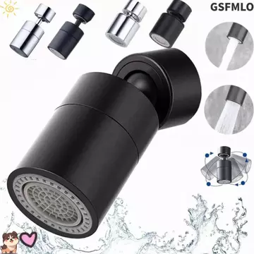 Máy sục khí vòi nước GSFMLO, 360° Bộ lọc đầu phun vòi 2 chế độ quay, Vòi phun nước đa năng Vòi phun nước Vòi phun bong bóng nhà bếp