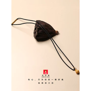 Dễ Thương Đơn Giản Mỏng Mặt Dây Chuyền Dây Buộc Nam Nữ Dây Đỏ Mặt Dây Chuyền Dây Đen Dây Ngọc Mặt Dây Chuyền Ngọc Vàng Vòng Cổ Dây Chuyền