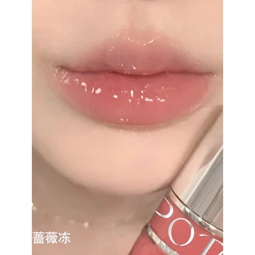 Son môi màu nước bọt làm đẹp!!Gương Gương Son Bóng Mùa Hè Bóng Nước Dudu Môi Trơn Làm Trắng Da Mặt Phong Cách Hàn Quốc Bóng Nước Son Bóng