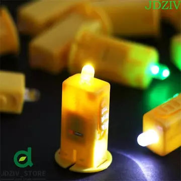 JXZIV 10 Chiếc Đèn Lồng, Đèn Tích Hợp Chất Liệu DIY Đèn Lồng Đèn LED Wick, Phụ Kiện Đèn Lồng Đèn Điện Tử Màu Vàng Thu Nhỏ Ác Đèn Đèn Đèn Đèn Lồng Giấy