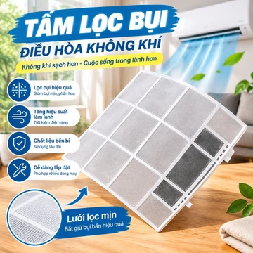 [Giao hàng nhanh] Tương thích với điều hòa Midea Lưới lọc treo tường Bộ lọc trong nhà Máy điều hòa đa năng Phụ kiện lọc bụi lọc bụi 4TI1