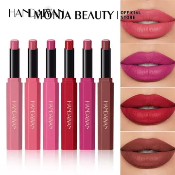 ANDAIYAN Matte Lipstick Màu tự nhiên Son môi thời trang Dễ dàng tô màu Son môi thiên nhiên Son môi làm sáng da Son môi nhung trang điểm tươi tắn và tự nhiên