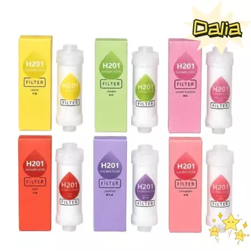 Bộ lọc đầu vòi hoa sen DALIA Vitamin C, Hộp lọc vòi hoa sen hương thơm cao cấp Spa, Tắm hoa hồng Chăm sóc da Bộ lọc hoa oải hương Tạp chất Máy lọc vòi hoa sen Sử dụng trong gia đình