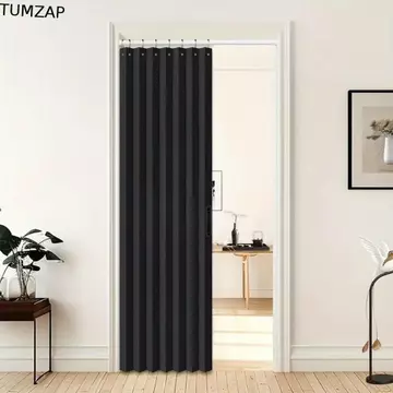 Rèm Cửa Gấp TUMZAP, Rèm Tắm Dày Chống Thấm Nước, Rèm Phân Vùng Mềm Drap Đa Kích Thước Phong Cách Bắc Âu Rèm Chia Phòng Cửa