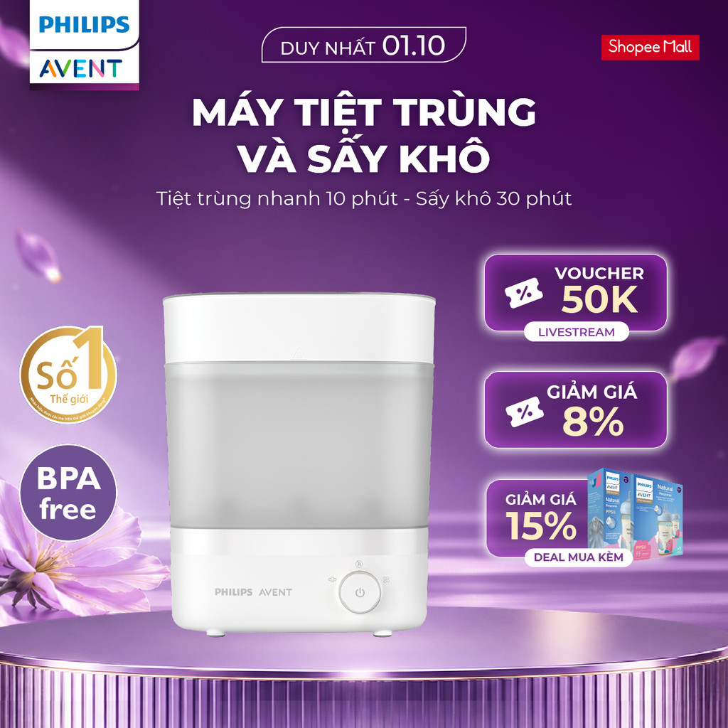 Máy Tiệt Trùng Và Sấy Khô Philips Avent