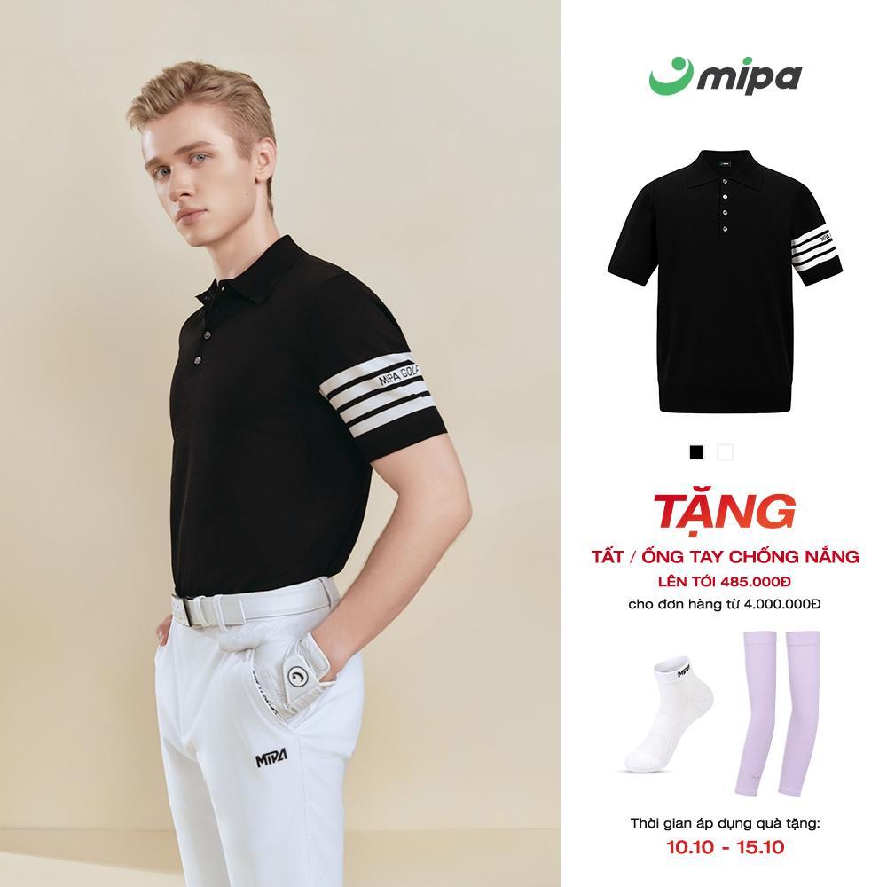 Áo T-shirt nam có cổ MIPA thời trang Golf Pickleball Tennis thấm hút tốt hạn chế nhăn nhàu Andrew Top