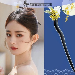 Onetimingfine Phong Cách Trung Hoa Retro Hoa sel Kẹp Tóc Đơn Giản Cổ Tích Tóc Dính Mũ Dành Cho Nữ Cô Gái Tính Khí Phụ Kiện Tóc VN