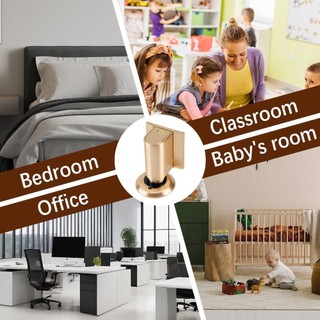 Nút chặn cửa nêm Nút chặn cửa từ tính 2026 cho đáy cửa Không cần khoan chốt chặn cửa vô hình cho cửa bên trong Cửa từ tính hạng nặng Bắt giữ để giữ cửa mở vải hợp kim nam châm nhỏ gọn