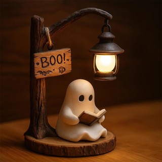 Mềm Ma Xoay Đèn Chất Lượng Cao Hình Ma Dễ Thương Whimsical Quyến Rũ Cho Bàn Làm Việc Kệ Mantels