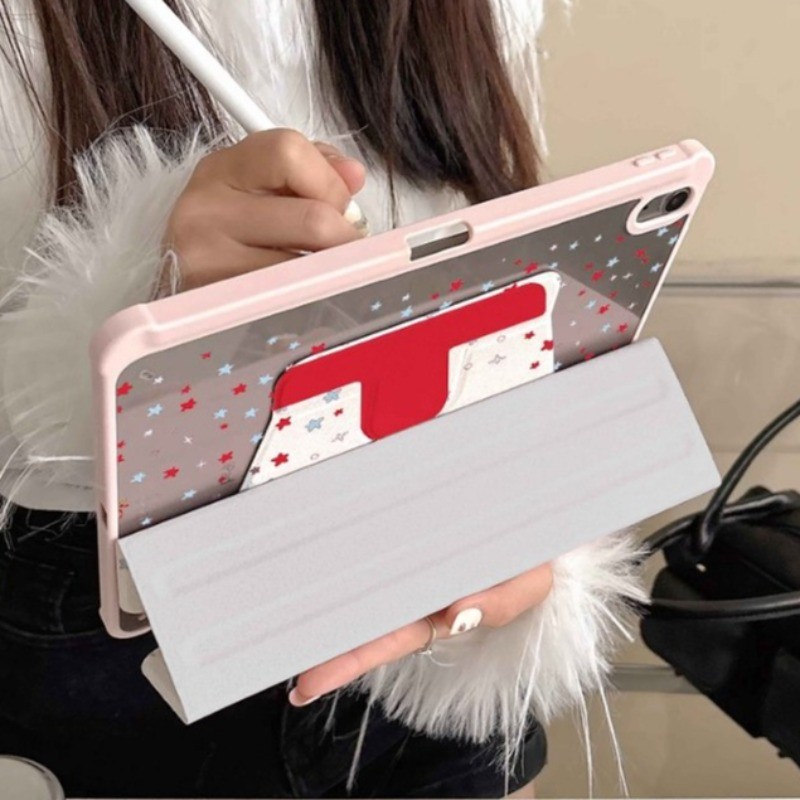 Ốp Bảo Vệ Cho iPad Mini4 / 5 / 6 M4 2024 pro11 2025 A16 gen11th Air2 Gen7 Gen8 Gen9 Air4 / air5 air 11 thế hệ thứ 10 M2 Air6 M3 Air7 air 13 inch Gen5 / 6 pro 12.9 360 vỏ máy tính bảng