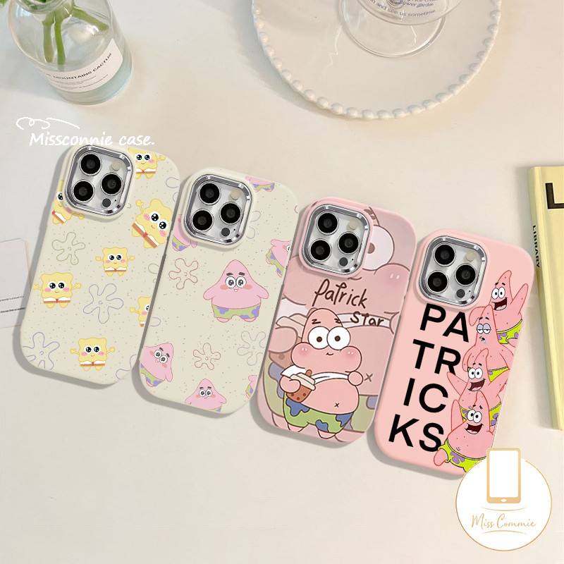 Dành Cho Oppo A18 A5i A5 A3 PRO A3X A60 A98 A53 A55 A38 A57 A76 A11 A15s A77 A58 A7 A9 A3s A54 A16 A35 A74 A52 A12 A15 A17 A78 A17K A5s A5 Ốp Lưng SpongeBob Ngôi Sao Patrick Dễ Th…