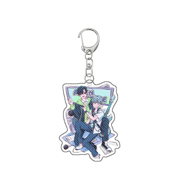 Anime Alien Stage Acrylic Keychains Luka Till Ivan Hyuna Mizi Sua Acrylic Keychain Bag Pendant Accessories Key Ring Gift