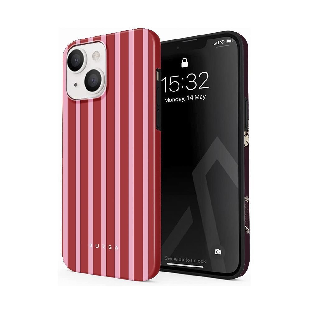 Ốp Điện Thoại Thích Hợp Cho iPhone 7 8 X XS XR XSMAX 11 12 13 14 15 16 17 Pro max Plus Vỏ Bảo Vệ Chống Sốc Sọc Màu Đỏ Không Khí Bao Gồm Tất Cả H5GE
