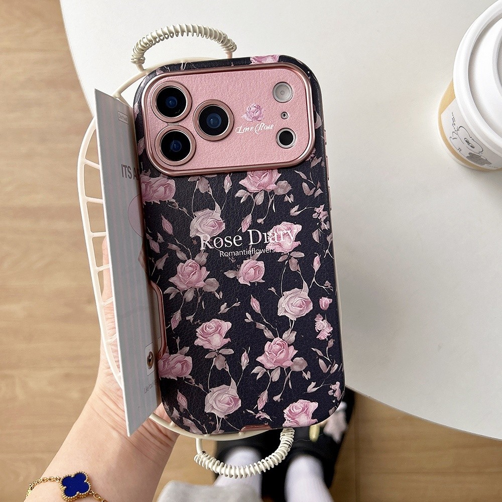 Ốp Điện Thoại Da Mạ Họa Tiết Dunhuang Cho iPhone 17 Pro Max 17 Air 16 15 14 13 Vỏ Bảo Vệ Chống Sốc