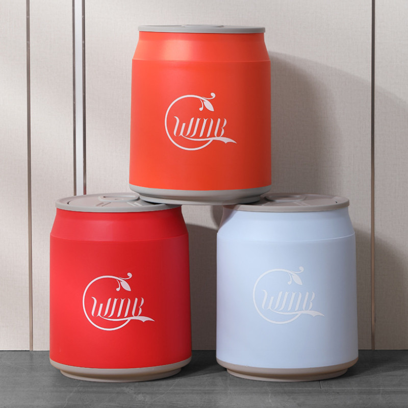 Thùng Rác Coke Dung Tích 13L Home, Hộp Đựng Rác Nhỏ Gọn Có Nắp Ấn, Cho Phòng Khách, Phòng Tắm, Ô Tô