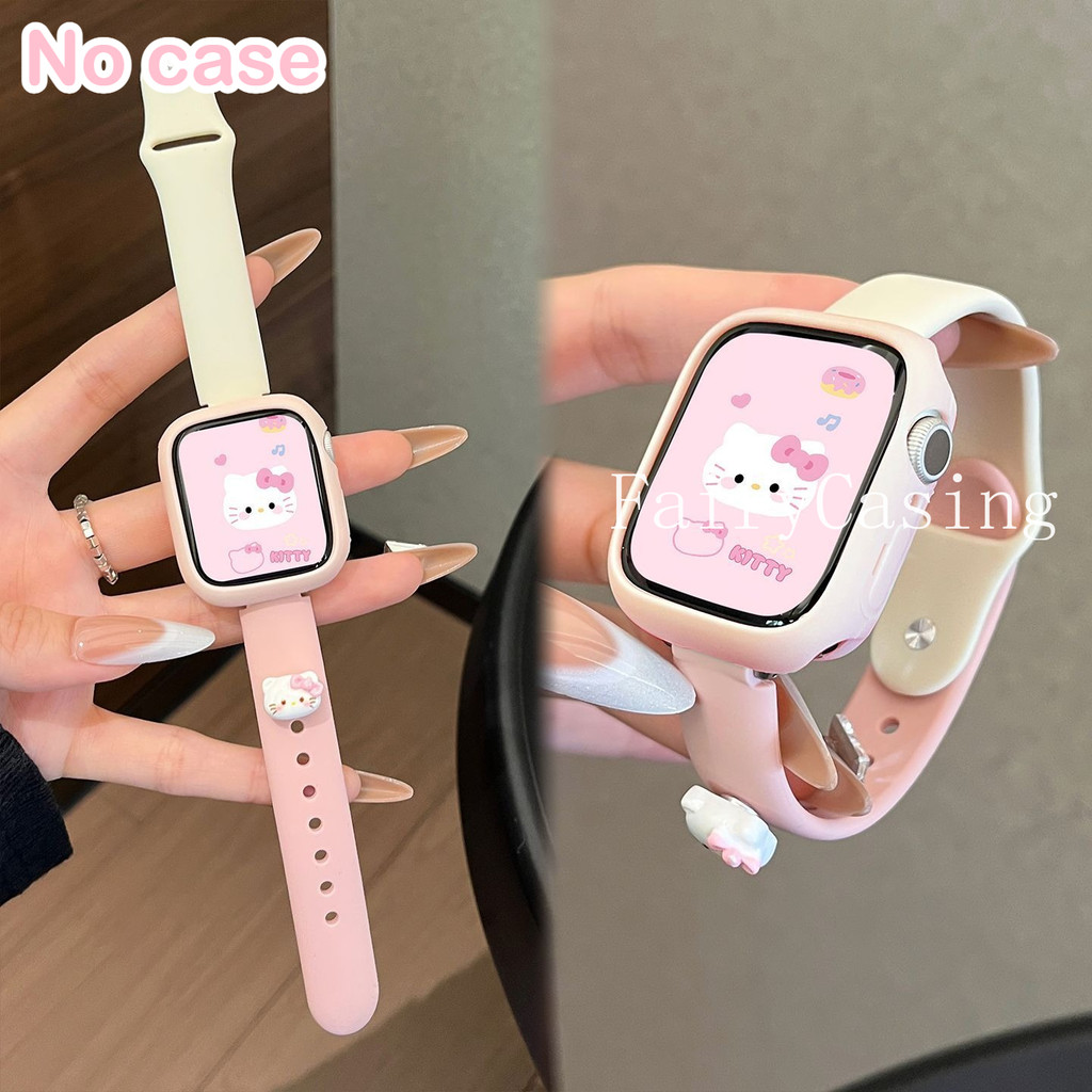 Dây Silicon Mềm Cho Apple Watch Series 11 10 9 8 7 46mm 42 45mm 41 SE 6 5 4 44mm 40 38mm Iwatch Ultra 2 3 49mm Dây Đeo Tay