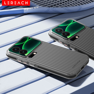 Lereach cho Xiaomi 17 Pro Max / 17Pro / 17 Vỏ điện thoại PC mờ sóng, Vỏ bảo vệ mỏng chống trượt lăng kính nhẹ và bóng