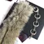 Thắt lưng lưng hình ngôi sao mặt trăng DUSKGLOW, Thiết kế hợp thời trang Dây chuyền kim loại Faux Fur Belt, Vintage Y2K Punk Spicy Girl Plush Furry Connector Belt Thời trang nữ