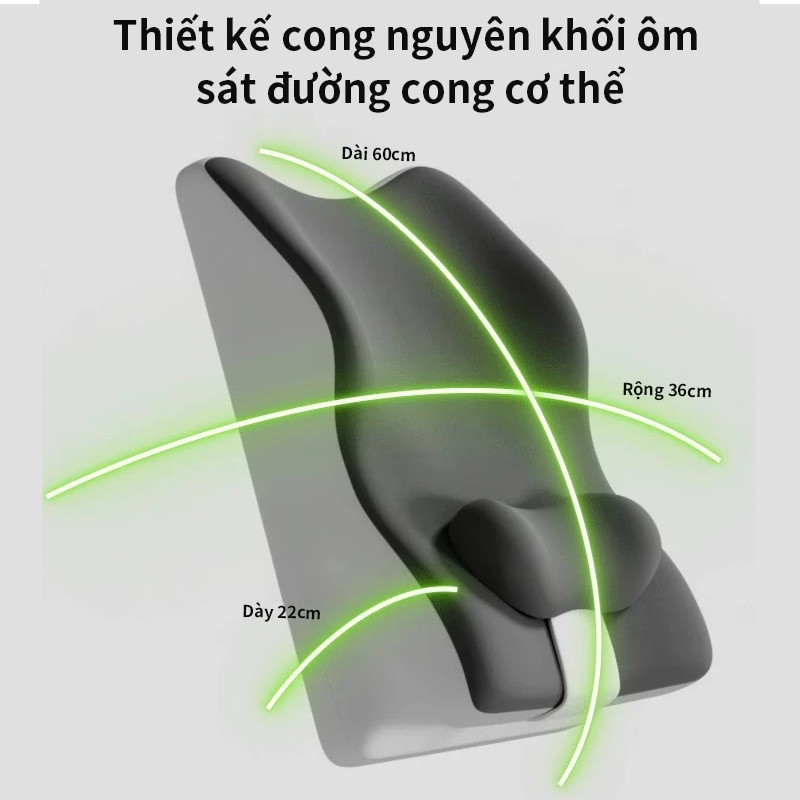 Gối Đa Năng Memory Foam – Giảm Đau Vai Gáy, Hỗ Trợ Ngủ Ngon, Kê Chân Thư Giãn, Thiết Kế Êm Ái Thoải Mái