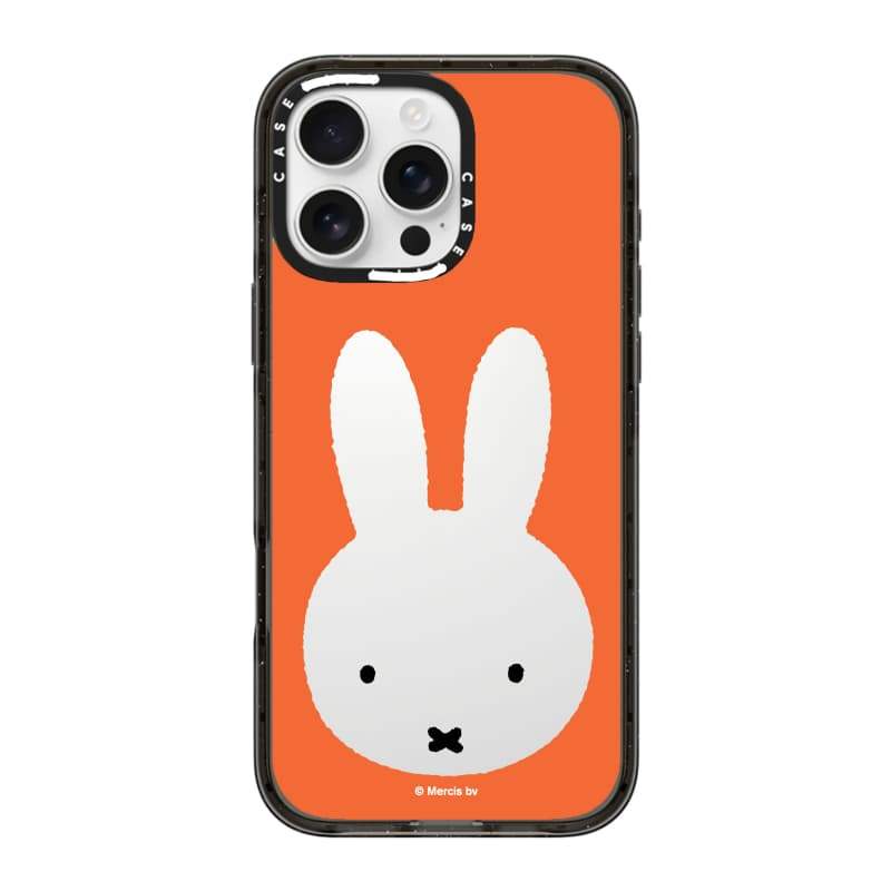 CASECASE X Miffy Bruna Khung Gương Đỏ Ốp Lưng Cạnh Đen Trong Suốt Cứng Hút Từ Tính Tác Động Cho Apple IPhone 12 13 14 15 16 17 Pro Max Air Plus Có Hộp