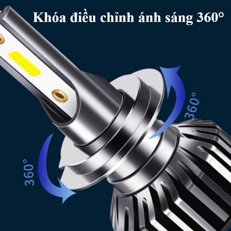 Bộ Đèn Pha LED H4 Cao Cấp 6500K - Tiết Kiệm Năng Lượng, Tương Thích Cho Nhiều Dòng Xe