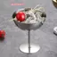 Thép không gỉ 304 Retro Cao Cấp Cốc Tráng Miệng Sang Trọng Hộp Đựng Kem Cốc Nhà Hàng Khách Sạn Cotail Glass Pudding Cup