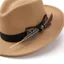 THEGIRL8B Feather Fedora Hat, Dress Up Fedora Hat Topper Hat, Retro Panama Jazz Len Xô Mũ Bò Cô Gái Trang Trí Tiệc