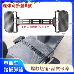 Bàn đạp xe điện Pin Xe Bàn đạp phía trước Mở rộng Bàn đạp có thể gập lại Takeaway Xe tựa chân phía trước Fo