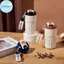 Pufangbliss 316 Cốc cà phê cách nhiệt bằng thép không gỉ Hiển thị nhiệt độ kỹ thuật số BPA Free 450ml Cốc giữ nhiệt Hoàn hảo cho văn phòng Sử dụng hàng ngày VN