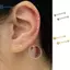 Kudosation 2 Chiếc Tối Giản Hạt Nhỏ Bông Tai Dành Cho Nữ Bé Gái Xương Tai Vít Bông Tai Không Gây Dị Ứng Trang Sức Đẹp