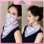 Khăn hoa nữ MYPANDA in họa tiết voan chống nắng hoàn hảo cho du lịch mùa xuân.
