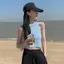 Áo Vest không tay cổ tròn màu trơn phong cách Hàn Quốc mùa hè 2026 Sweet Hot Girl Slim-fit Slimmer Look Phong cách ngắn gọn có thể mặc áo ngoài