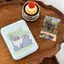 Gương Gấp Trang Điểm Họa Quái Thú Xanh Cute Hot Trend Gương Mini Cho Nữ Sinh