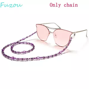 FUJIOU Kính Mắt Dây Đeo Thời Trang Kính Giữ Kính Mắt Đính Hạt