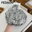 Mũ nồi đính sequin lấp lánh FEDAOG, Mũ nồi đính sequin đầu to mỏng lấp lánh, Phong cách Nhật Bản Phong cách cổ điển Hình bát giác Thời trang Beret Dance Stage