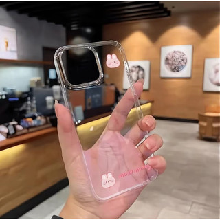 Dễ thương thỏ thích hợp iPhone 17promax trường hợp điện thoại 161514plus cá tính 131211