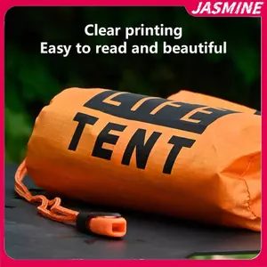 JASMINE Lều Khẩn Cấp Cách Nhiệt Ngoài Trời Chống Thấm Nước Khẩn Cấp Tiết Kiệm Cuộc Sống Lều Cách Nhiệt Bao Gồm Cuộc Sống Còi Ripstop LềuPouch JASMINE