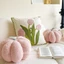 Gối tựa sofa hoa tulip bí ngô dễ thương có ruột trang trí phòng khách phòng ngủ văn phòng phong cách Bắc Âu mềm mại