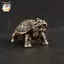 3D Đồng Thau Rồng Rùa Đúc Tượng Động Vật Mini Kim Loại Hình Trang Trí Nhà Máy Tính Để Bàn Thủ Công Điêu Khắc Cảnh Quan Trang Trí Quà Tặng ELWW