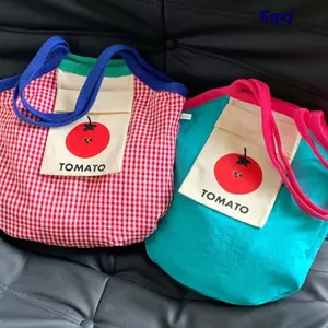Túi đeo vai CQCJ, Túi Tote lưới tái sử dụng kép, Túi mua sắm nhẹ cầm tay dung tích lớn thời trang