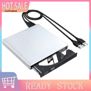 < CarFashion > USB 20 Slim Writer / Burner / Rewriter / Compact Disc ROM Ổ DVD gắn ngoài cho PC Laptop