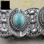 Một thế giới| Retro Nữ Hình Bầu Dục Ngọc Trai Khắc Tây Tạng Lắc Tay Vòng Tay Boho Trang Sức