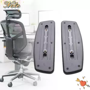 NOTE1 2 Cái / 1 Cặp Miếng Lót Tay Ghế Văn Phòng, Có Lỗ Gắn Lắp Đặt Dễ Dàng Thay Thế Tay Vịn, Cố Định / Trượt Gắn Ghế Chơi Game Chống Nước Phần Ghế Bàn Tay